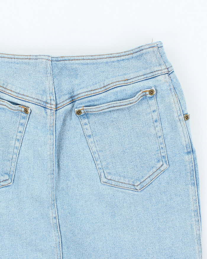 Vintage Y2k 00s DKNY Zip Denim Skirt - XS