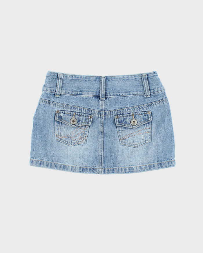Vintage Y2k 00s Garage Denim Mini Skirt - XS