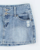 Vintage Y2k 00s Garage Denim Mini Skirt - XS