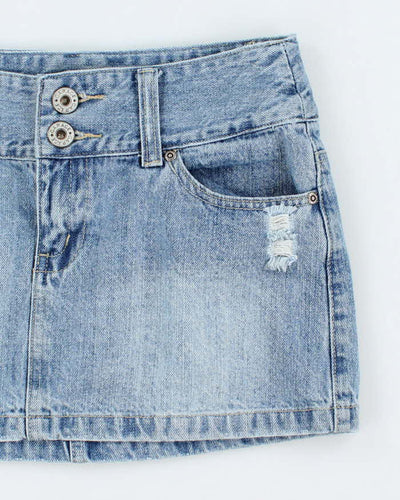 Vintage Y2k 00s Garage Denim Mini Skirt - XS