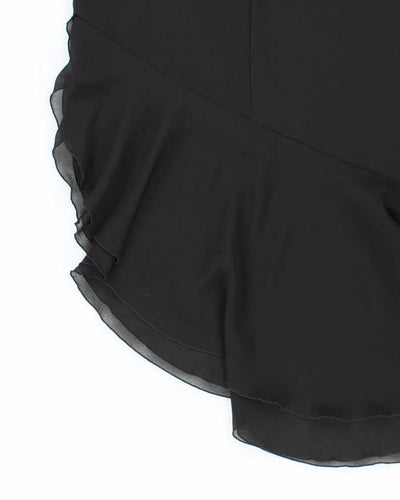 Vintage 1990s Black Asymmetrical Skirt - S