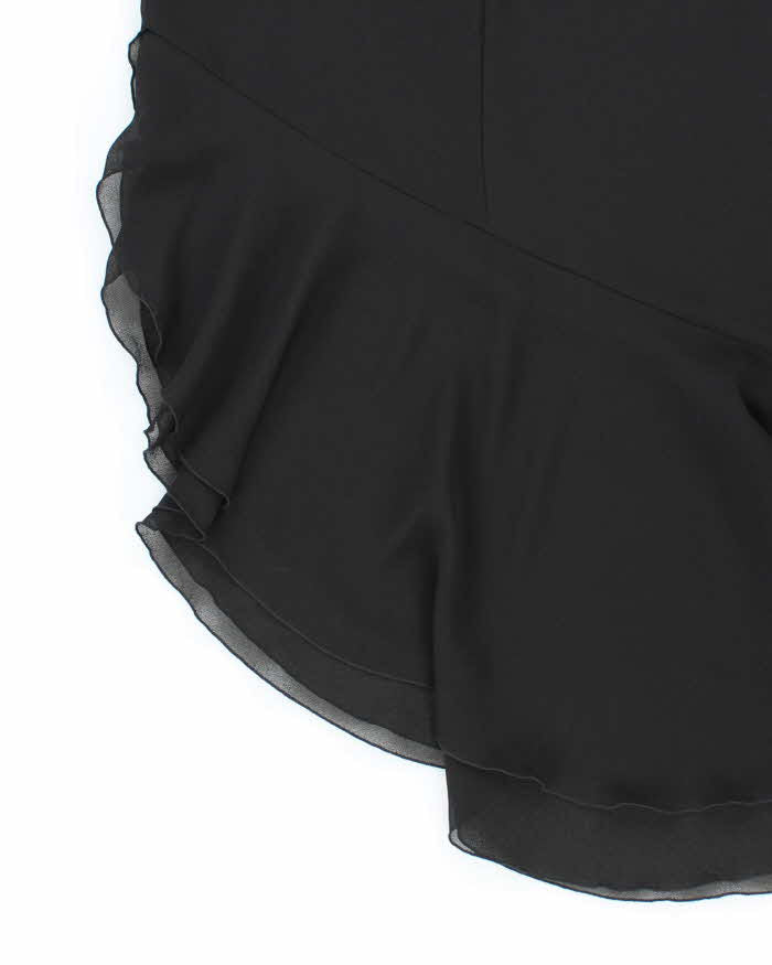 Vintage 1990s Black Asymmetrical Skirt - S