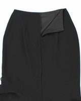 Vintage 1990s Black Asymmetrical Skirt - S