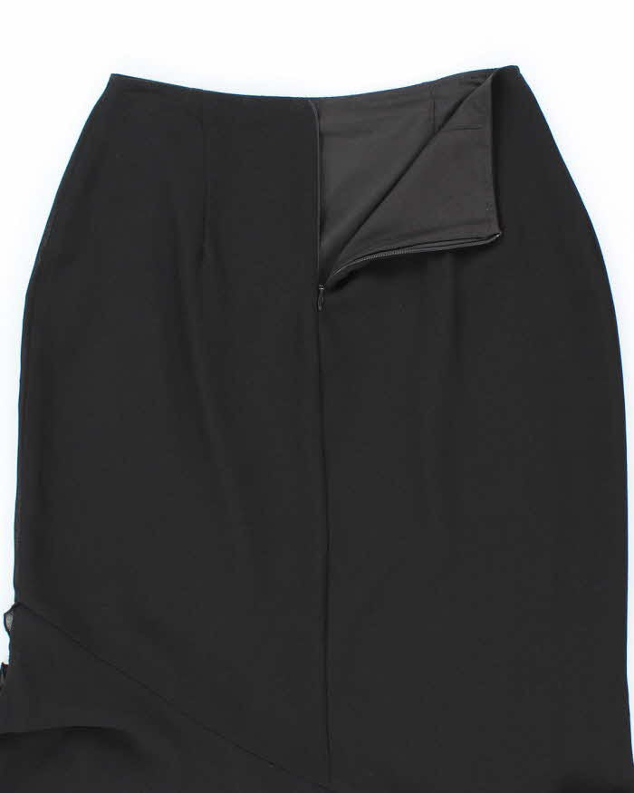 Vintage 1990s Black Asymmetrical Skirt - S