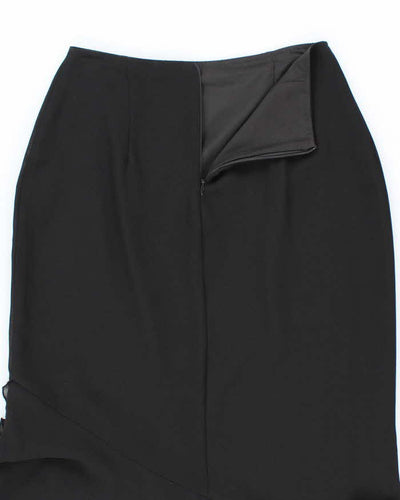 Vintage 1990s Black Asymmetrical Skirt - S