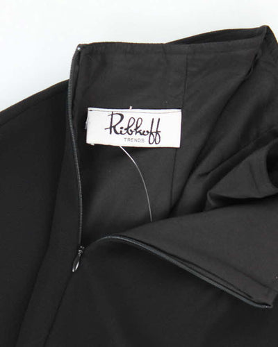 Vintage 1990s Black Asymmetrical Skirt - S