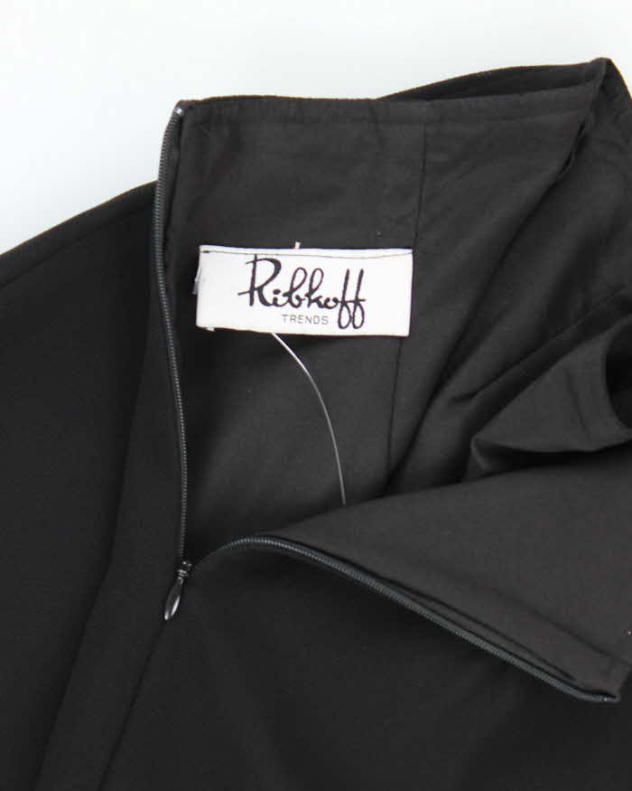 Vintage 1990s Black Asymmetrical Skirt - S