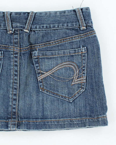 Y2k 00s Jacob Denim Mini Skirt - W28