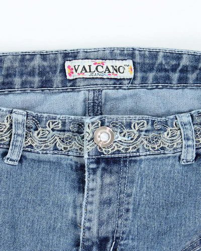 Vintage 90s/00s Valcano Denim Midi Skirt - W30