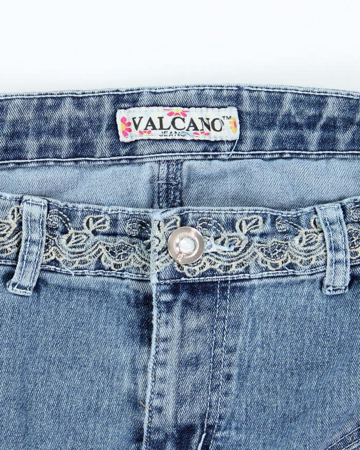 Vintage 90s/00s Valcano Denim Midi Skirt - W30