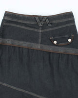 Y2k 00s Solola Denim Midi Skirt - W32