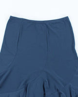 Vintage Y2k Joseph Ribkoff Blue Slinky Skirt - W29