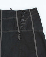 Y2k 00s Esprit Black Midi Skirt - W33