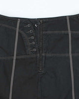 Y2k 00s Esprit Black Midi Skirt - W33