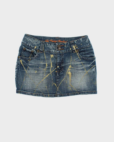 Vintage Y2k 00s The Vintage Standead Denim Mini Skirt - XS