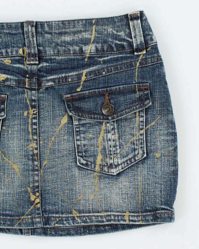 Vintage Y2k 00s The Vintage Standead Denim Mini Skirt - XS