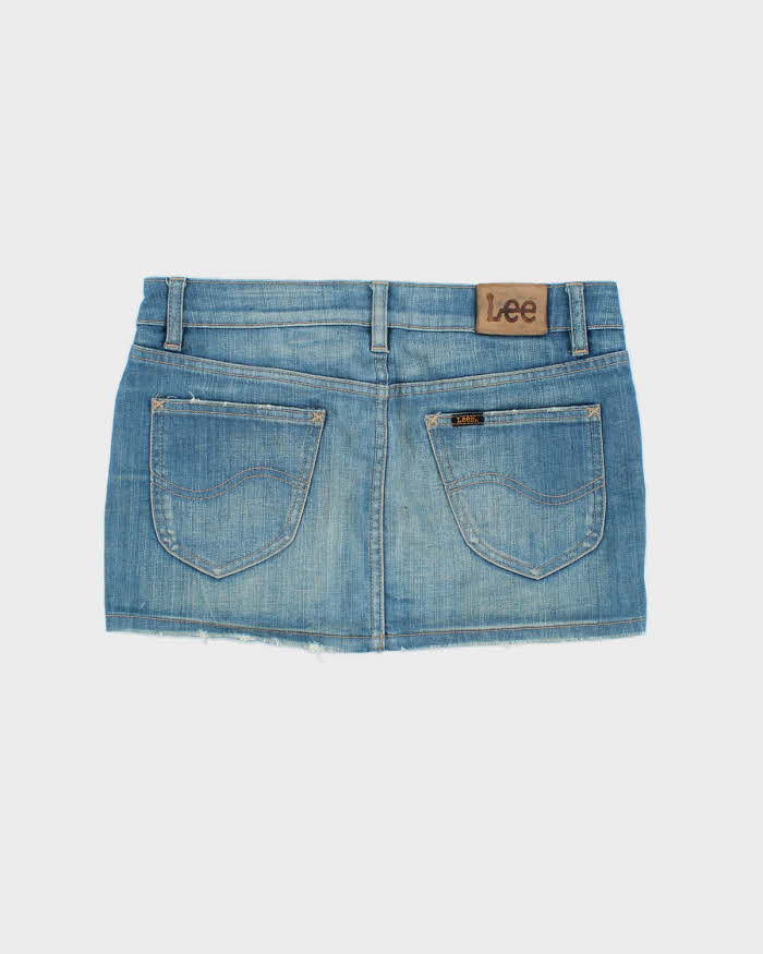 Vintage Lee Denim Mini Skirt - S