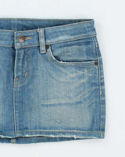 Vintage Lee Denim Mini Skirt - S