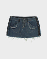 Vintage Y2k 00s Guess Denim Mini Skirt - XS