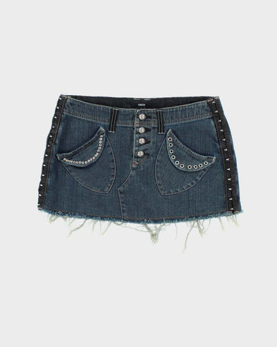 Vintage Y2k 00s Guess Denim Mini Skirt - XS