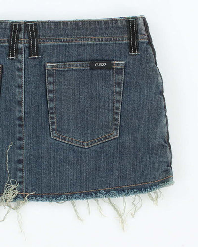 Vintage Y2k 00s Guess Denim Mini Skirt - XS