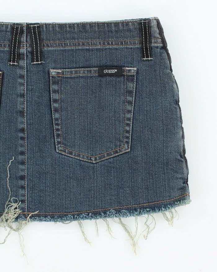 Vintage Y2k 00s Guess Denim Mini Skirt - XS