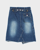 Vintage Y2k 00s Four Rooms Denim Wrap Skirt - XS