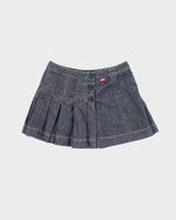 Vintage Y2k 00s Miss Sixty Pleated Denim Mini Skirt - XS