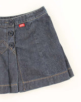 Vintage Y2k 00s Miss Sixty Pleated Denim Mini Skirt - XS