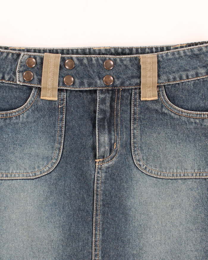 Vintage Y2k 00s Just Jeans Denim Mini Skirt - XS