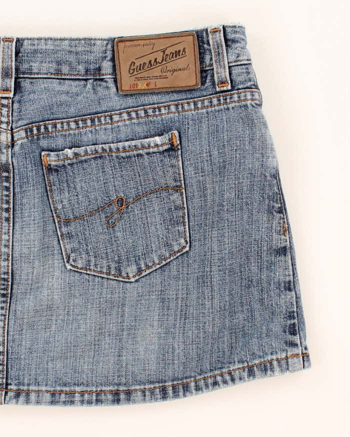 Vintage Y2k 00s Guess Denim Mini Skirt - S