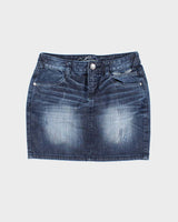 Vintage Y2k 00s Morgan De Toi Denim Mini Skirt - S
