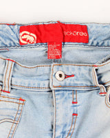Vintage Y2k 00s Ecko Red Denim Mini Skirt - XS