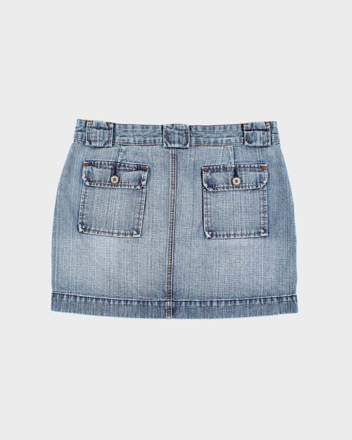 Vintage Y2k 00s Jacob Denim Mini Skirt - S