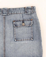 Vintage Y2k 00s Jacob Denim Mini Skirt - S