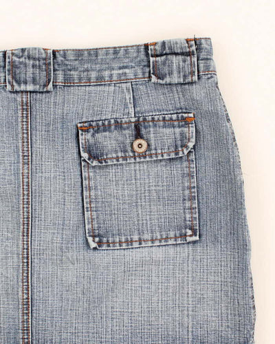 Vintage Y2k 00s Jacob Denim Mini Skirt - S