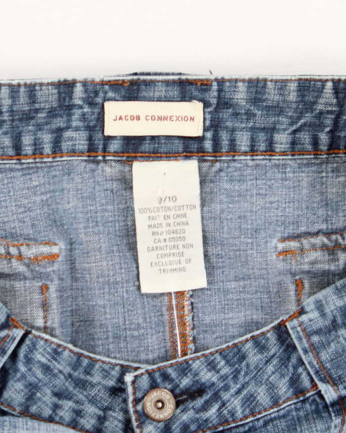 Vintage Y2k 00s Jacob Denim Mini Skirt - S