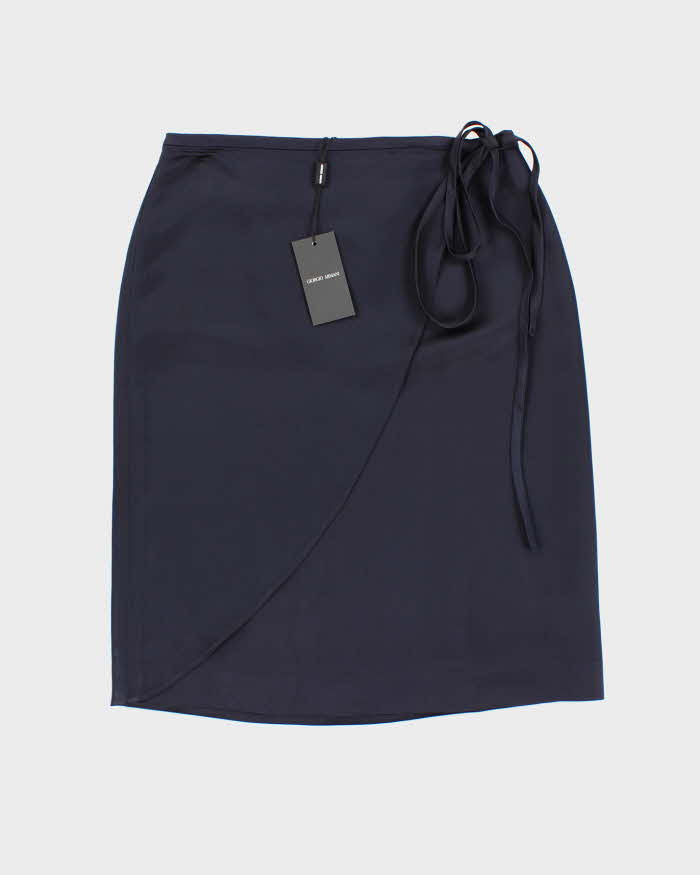 Deadstock Georgio Armani Silk Blend Wrap Skirt - XS