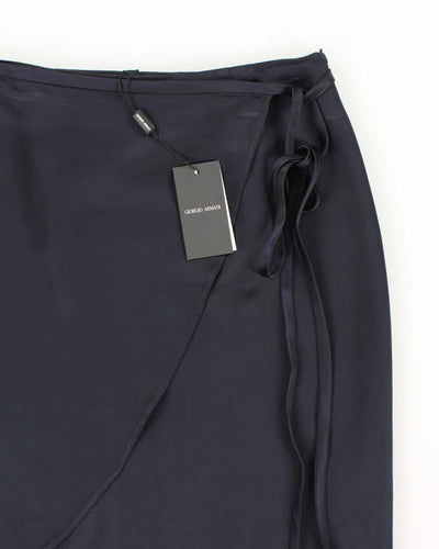 Deadstock Georgio Armani Silk Blend Wrap Skirt - XS