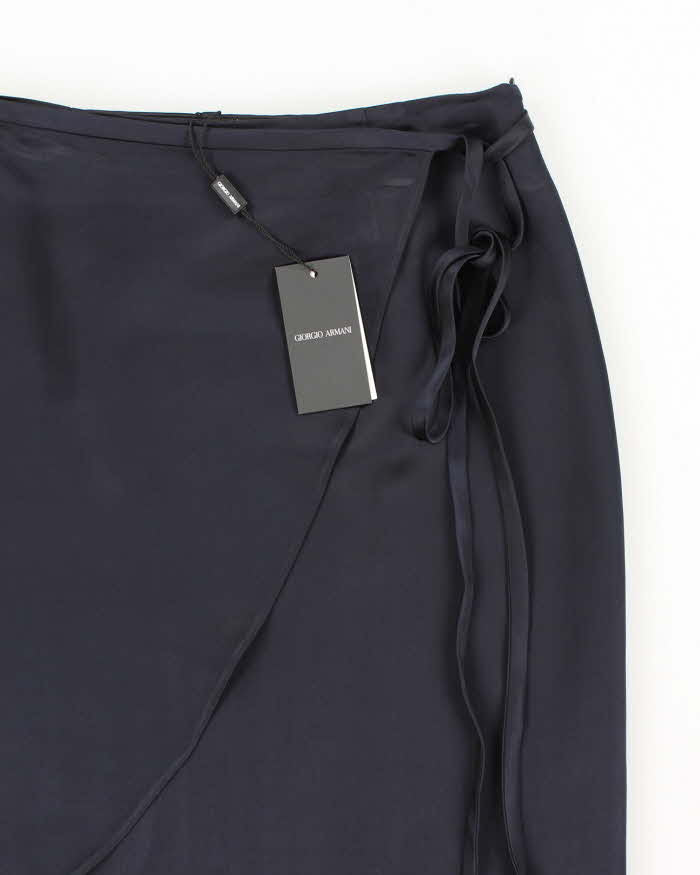 Deadstock Georgio Armani Silk Blend Wrap Skirt - XS