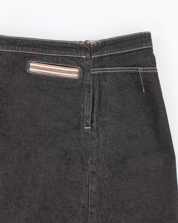 Vintage Burberry Blue Label Denim Skirt - S
