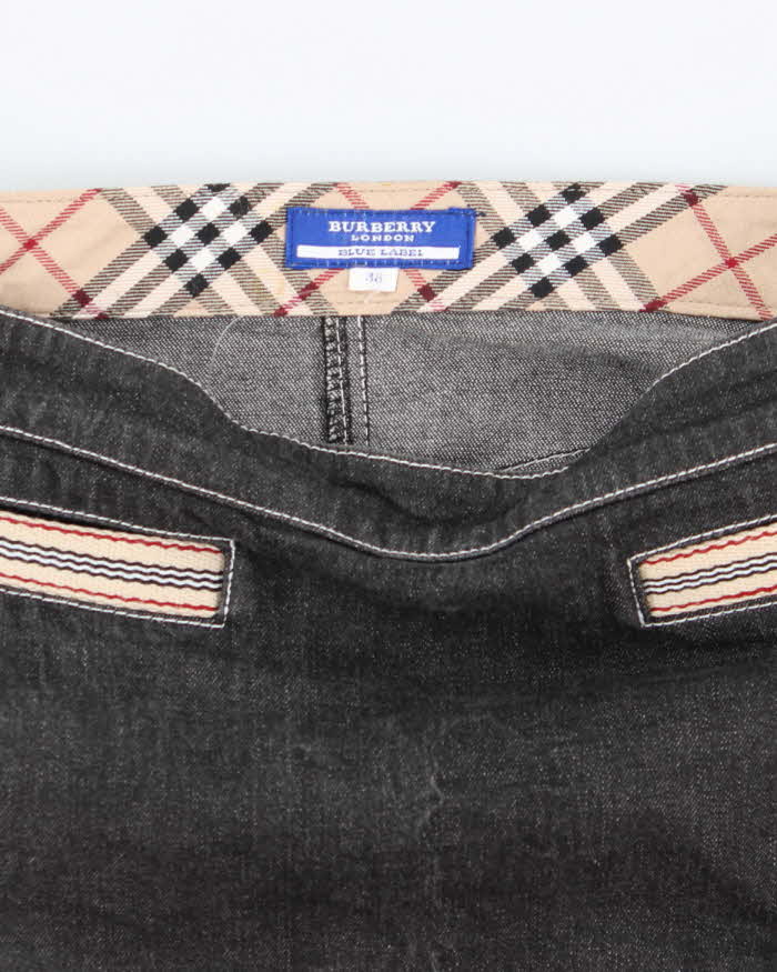 Vintage Burberry Blue Label Denim Skirt - S