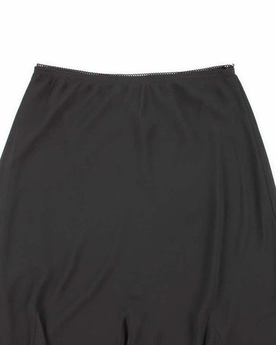 Vintage 1990s Ronnie Nicole Black Midi Skirt - L