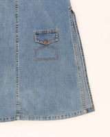 Vintage Y2k 00s  Belted Demim Maxi Skirt - S