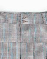 Y2K Garage Blue Plaid Mini Skirt - XS