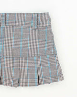 Y2K Garage Blue Plaid Mini Skirt - XS
