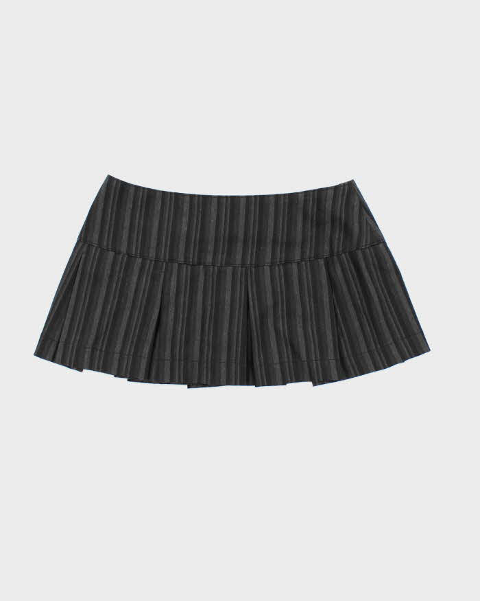 Y2K Miss SIxty Grey Ultra Mini Skirt - S