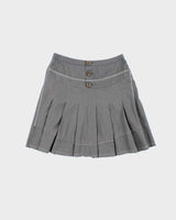 Vintage Y2k 00s We Want Pleated Cargo Style Skirt - XS