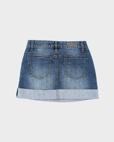 Vintage Y2k 00s Guess Denim Mini Skirt - XS