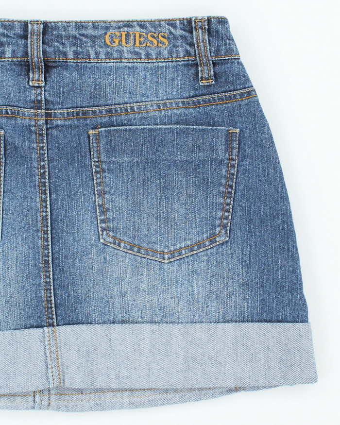 Vintage Y2k 00s Guess Denim Mini Skirt - XS
